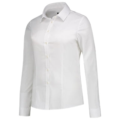 Malfini Fitted Stretch Blouse Shirt women’s - white