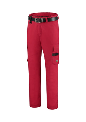 Malfini Work Pants Twill Work Trousers unisex - red