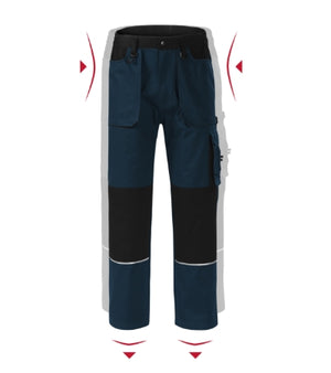 Malfini Woody Work Trousers men’s - navy blue