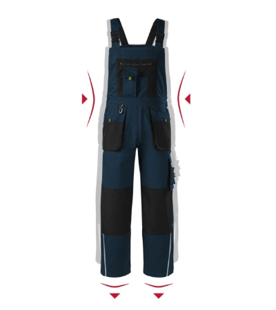 Malfini Ranger Work Bib Trousers men’s - navy blue