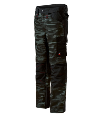 Malfini Vertex Camo Work Trousers men’s - camouflage dark gray