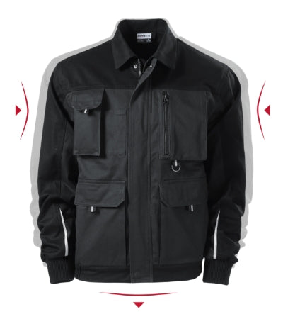 Malfini Woody Work Jacket men’s - ebony gray
