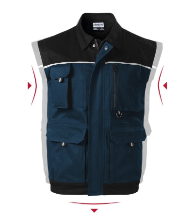 Malfini Woody Work Vest men’s - navy blue