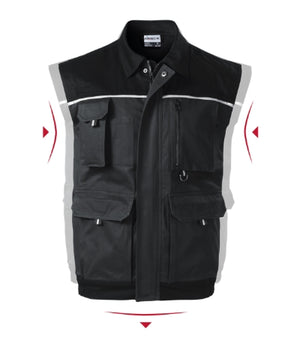 Malfini Woody Work Vest men’s - ebony gray