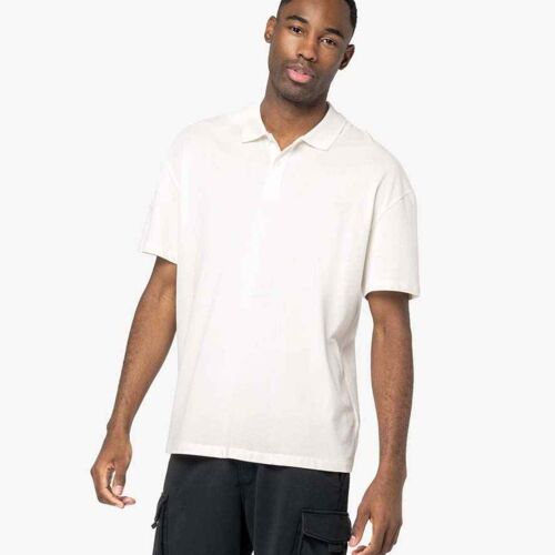 Native Spirit Drop Shoulder Piqué Polo Shirt Thumbnail