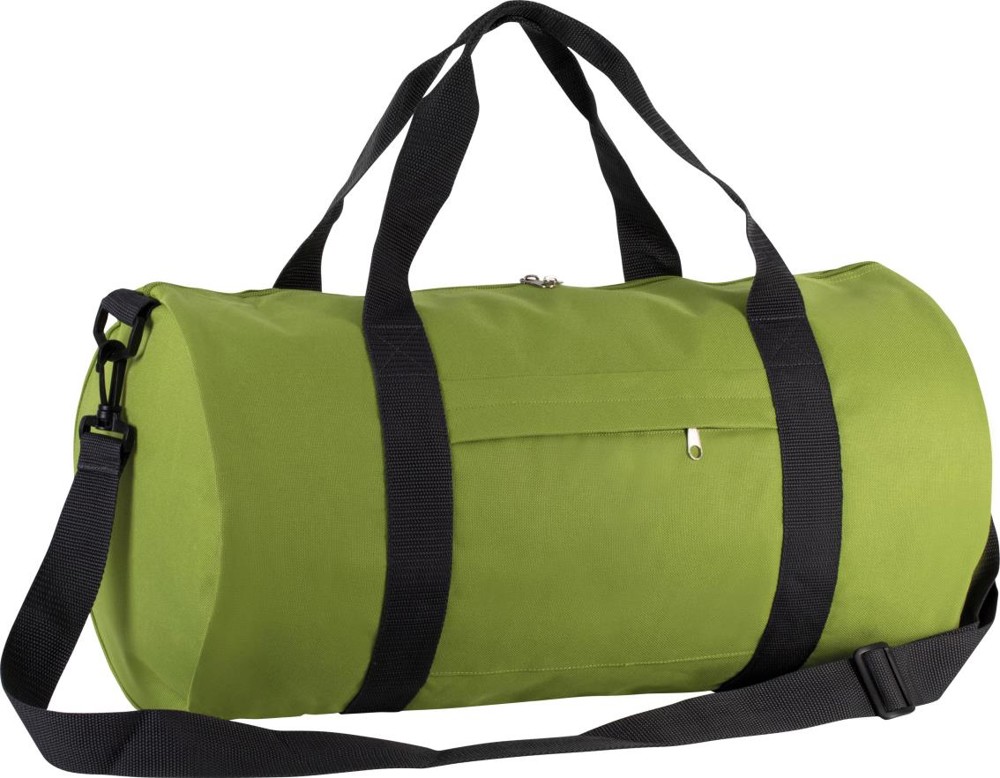 Cilindervormige reistas - burnt lime/dark grey
