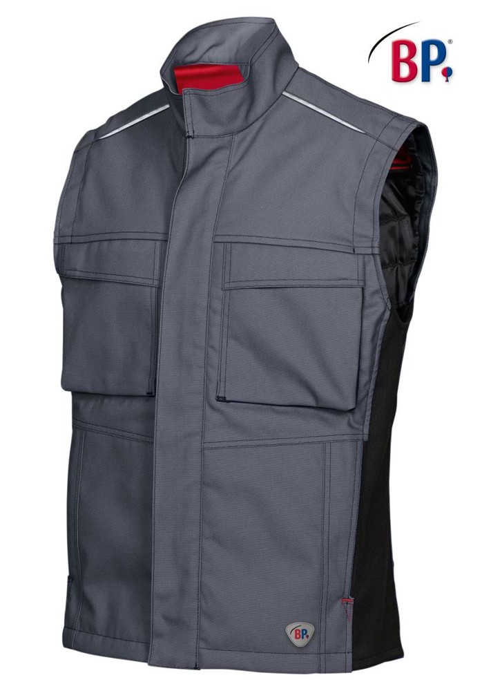 BP® Gewatteerd gilet - dark grey/black