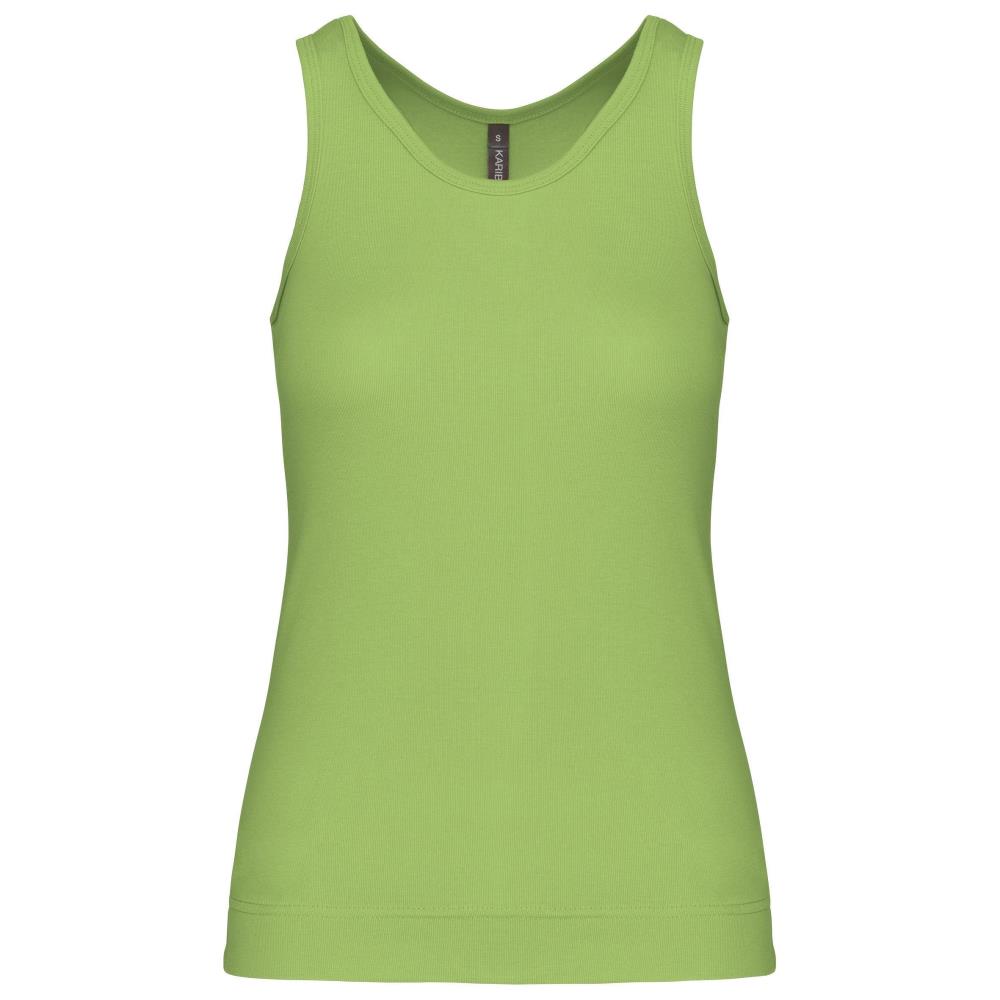 Angelina - Dames Racerback - Lime