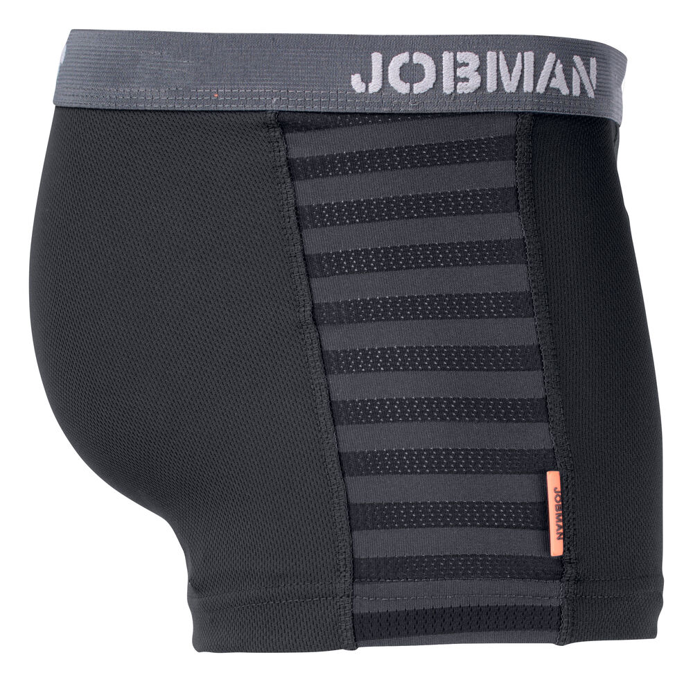 Jobman - 2576 Briefs Dry-tech™ Bamboo Zwart/Donkergrijs L