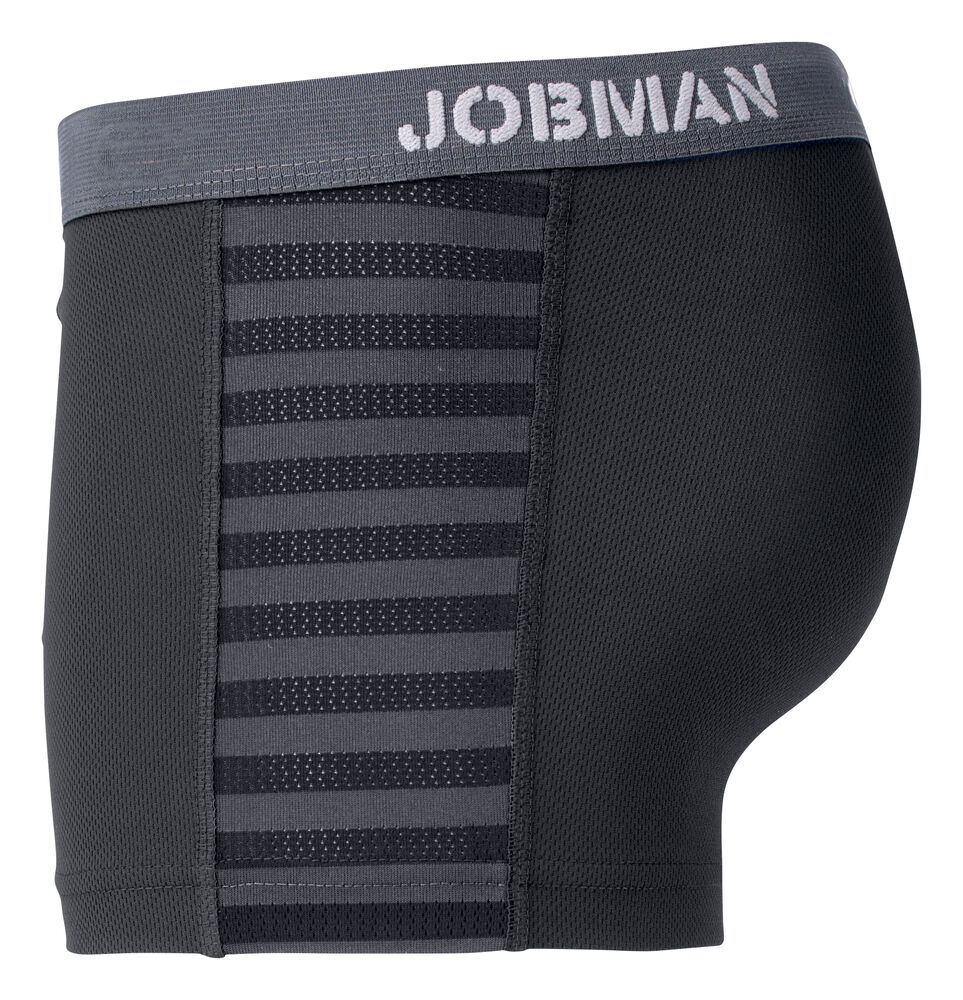Jobman - 2576 Briefs Dry-tech™ Bamboo Zwart/Donkergrijs L