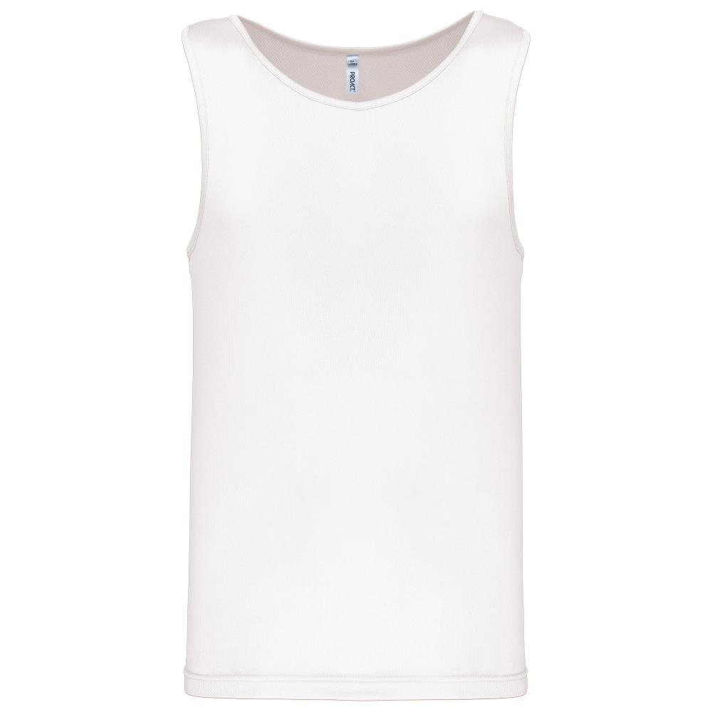 Herensporttop - White