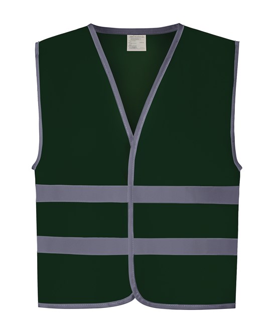 Gilet with Reflective Hem & Strips - Paramedic Green