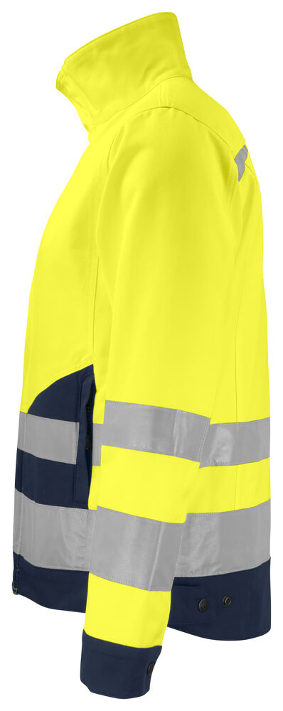 Jobman - 1231 Hi-Vis Jacket Geel/Navy S