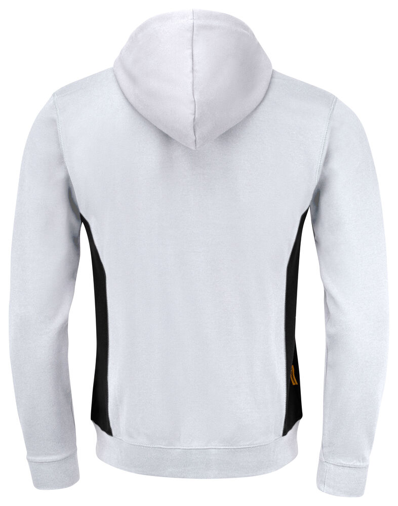 Jobman - 5400 Sweatshirt Hoodie Wit/Zwart 4XL