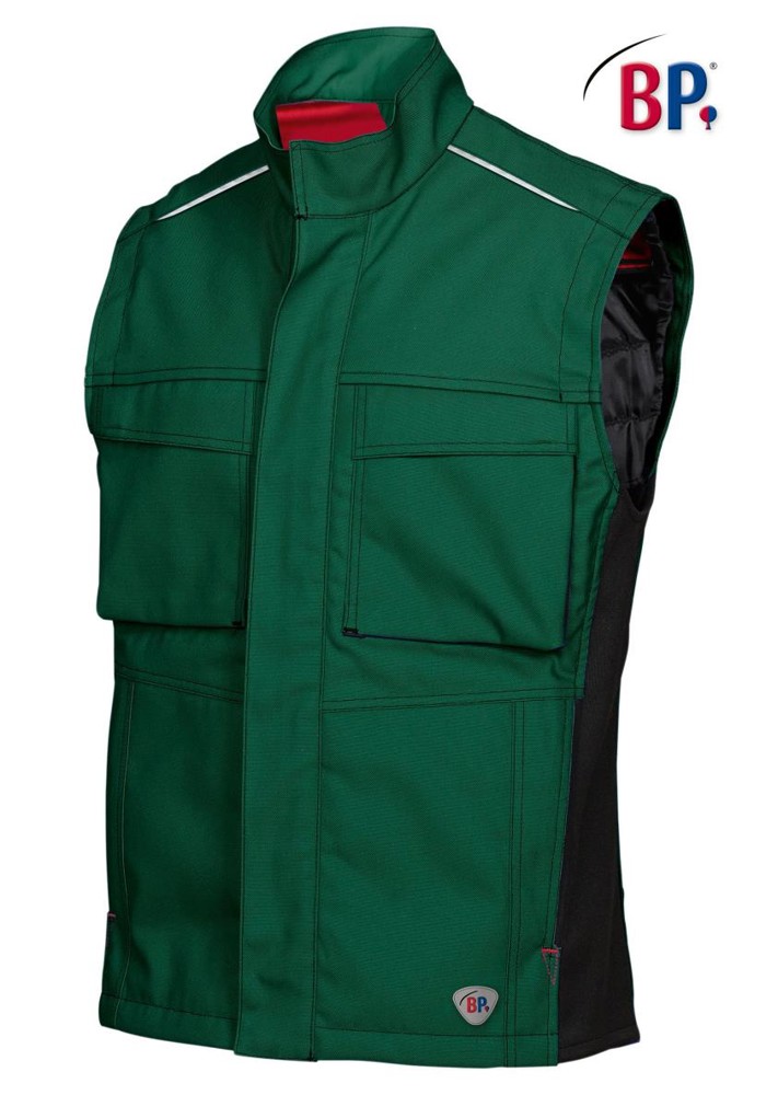 BP® Gewatteerd gilet - mid green/black