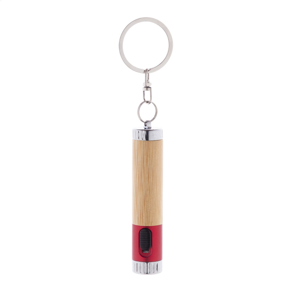 Raboo - mini-zaklamp - rood/natuurlijk