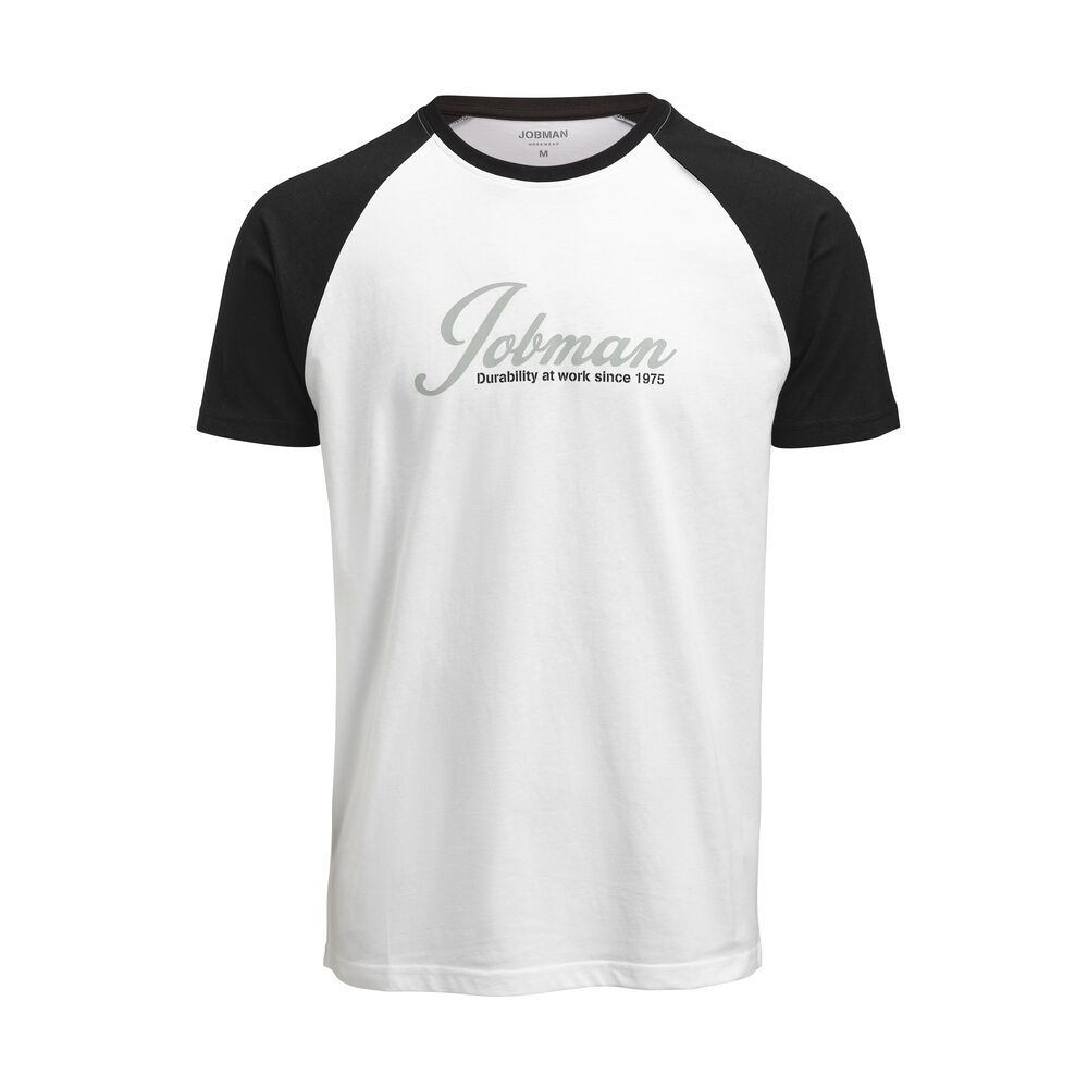 Jobman - 5269 T-shirt with print Wit/Zwart XS