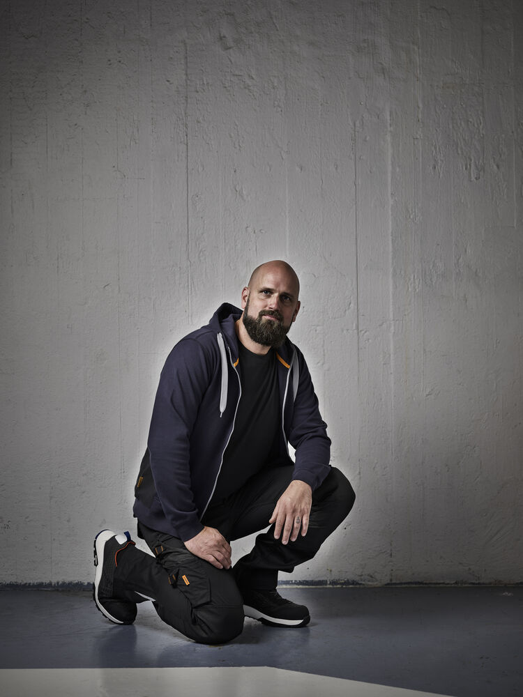 Jobman - 5400 Sweatshirt Hoodie Donkergrijs/Zwart XXS