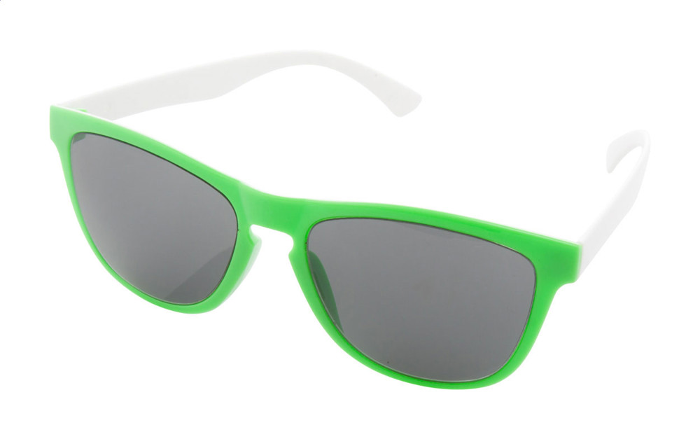 CreaSun - personaliseerbare zonnebril - groen/wit