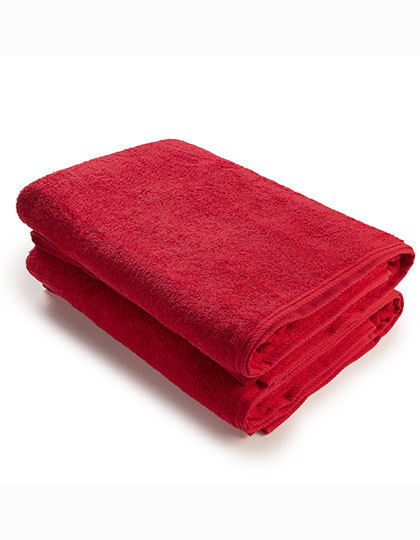 ARTG - Bath Towel - Deep Red