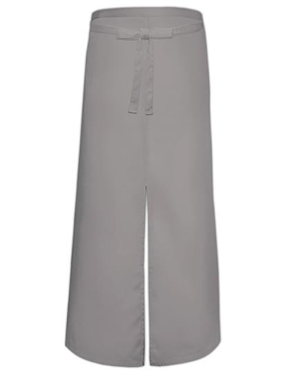 Bistro Apron With Split - Mouse Grey