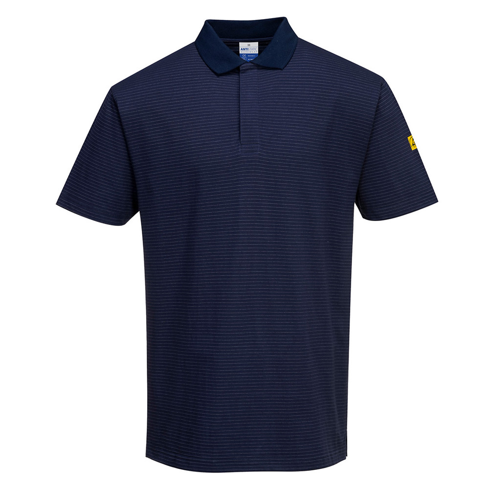 Anitstatisch ESD Poloshirt - Navy
