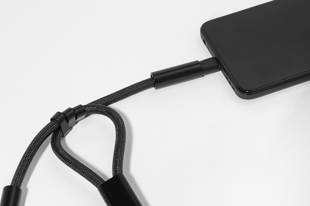 CuffCharge - 60W RPET mobiele polsband kabel