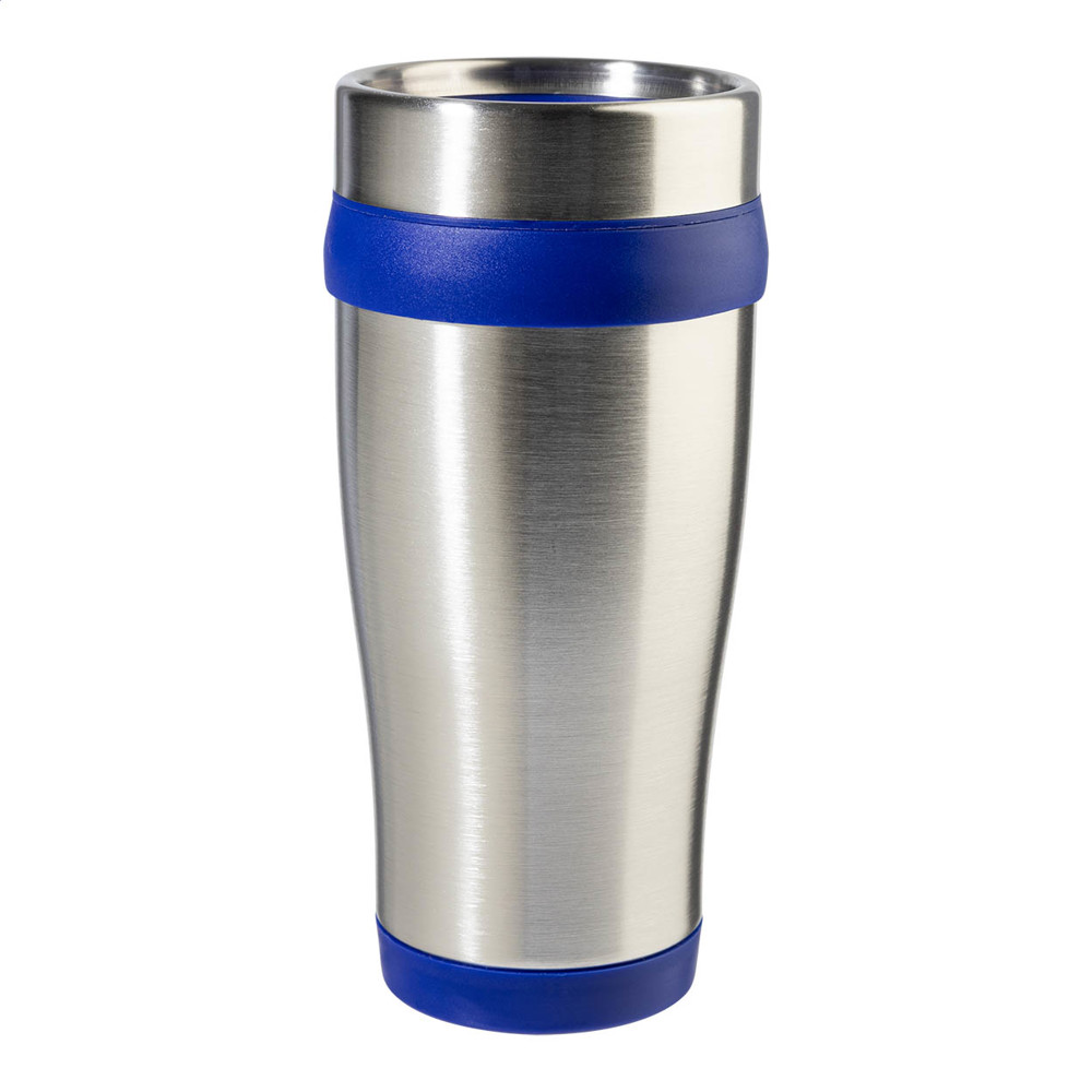 Caprol - thermo beker - blauw/zilver