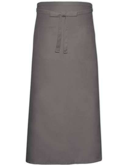 Bistro Apron With Front Pocket - Dark Grey