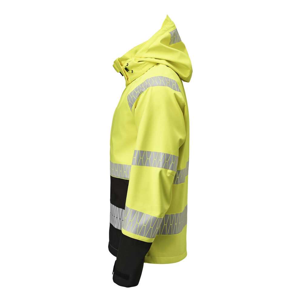 Jobman - 1376 Softshell Jacket Hi-Vis Geel/Zwart XS