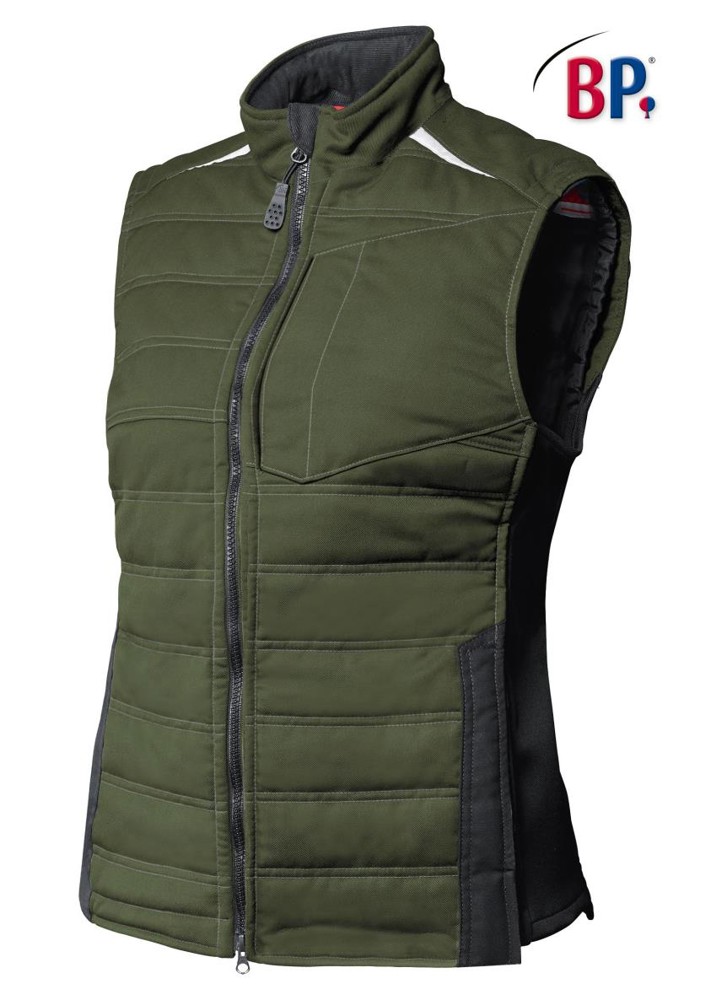 BP® Gewatteerd gilet voor dames - Olive