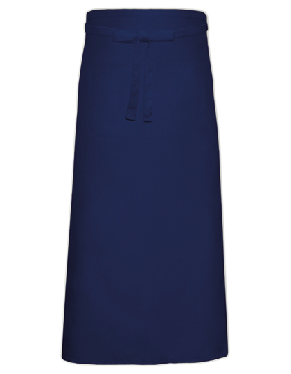 Bistro Apron With Front Pocket - Navy