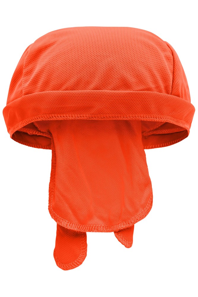 Functional Bandana Hat - bright orange
