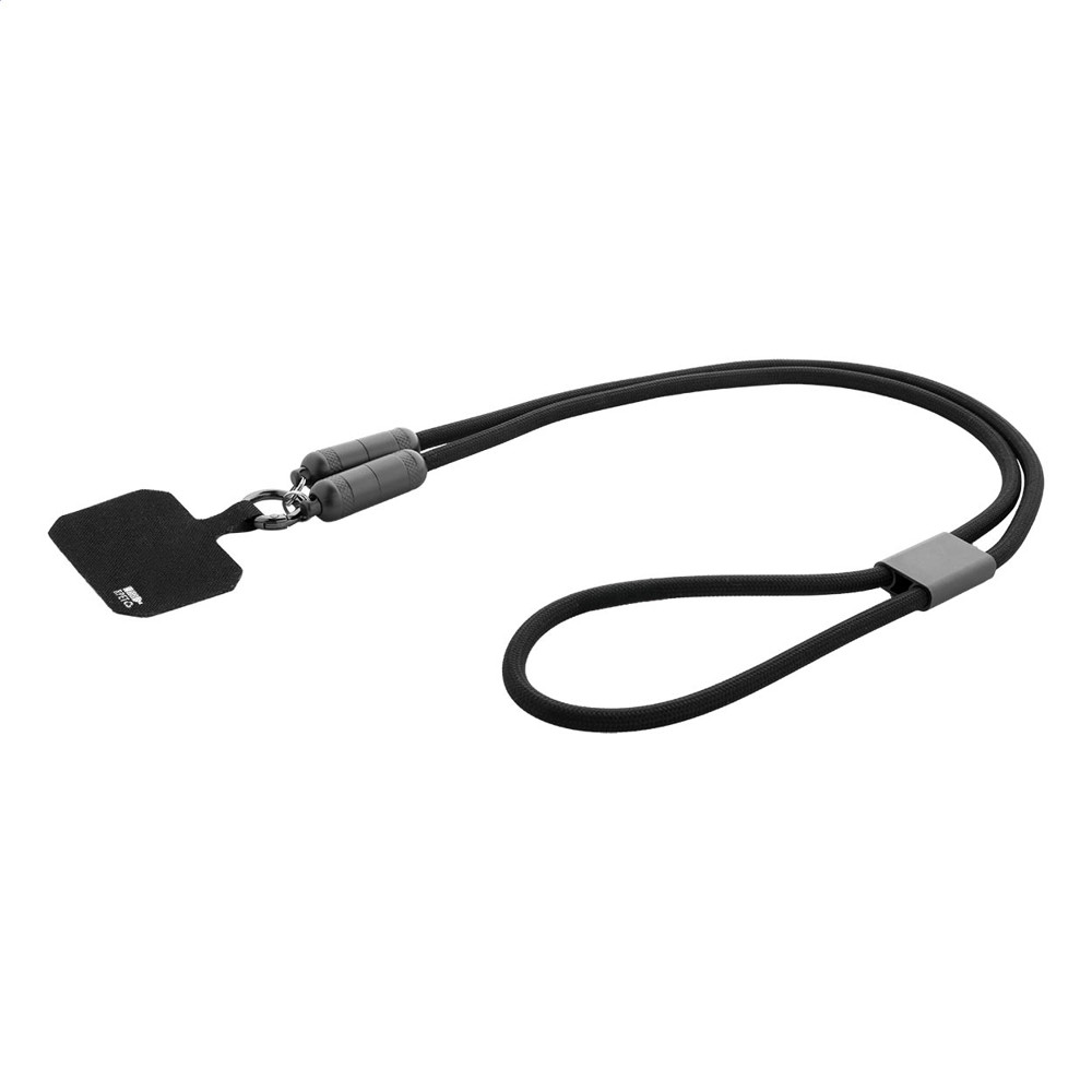Fastly - 60W RPET mobiele sleutelkoordkabel
