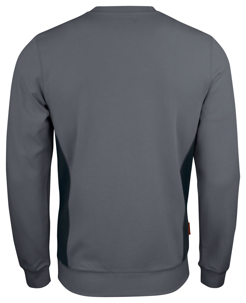 Jobman - 5402 Roundneck Sweatshirt Donkergrijs/Zwart M