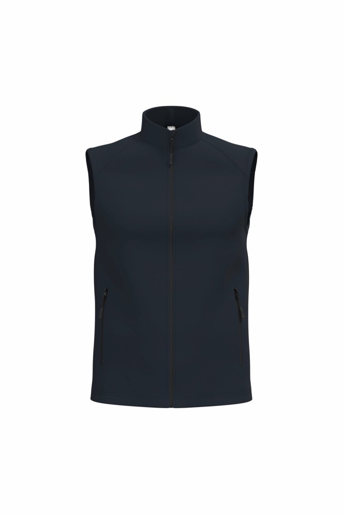 2-laagse uniseks softshell bodywarmer - Navy