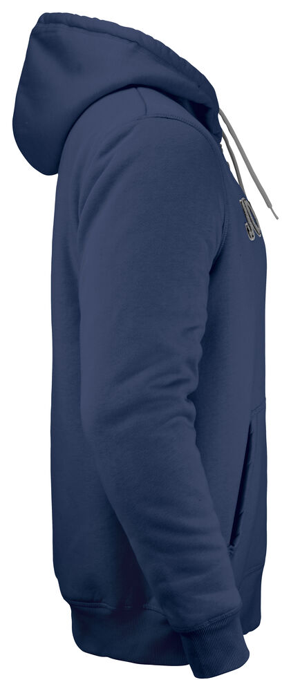 Jobman - 5154 Vintage Hoodie Lined Navy/Donkergrijs S