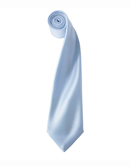 Premier Workwear - Colours Collection Satin Tie - Light Blue (ca. Pantone 2708C)
