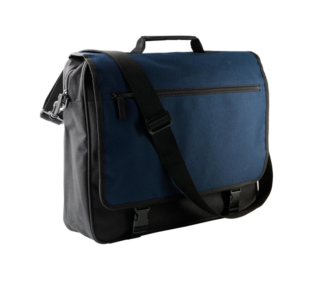 Documententas Met Overslag - black/navy