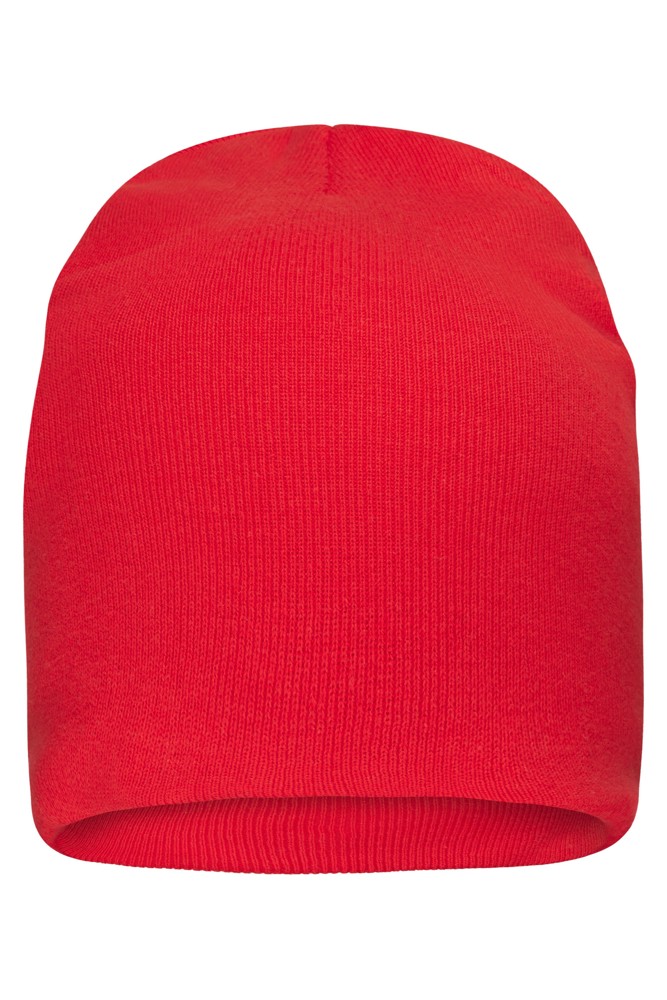 Bio Cotton Casual Beanie - Red