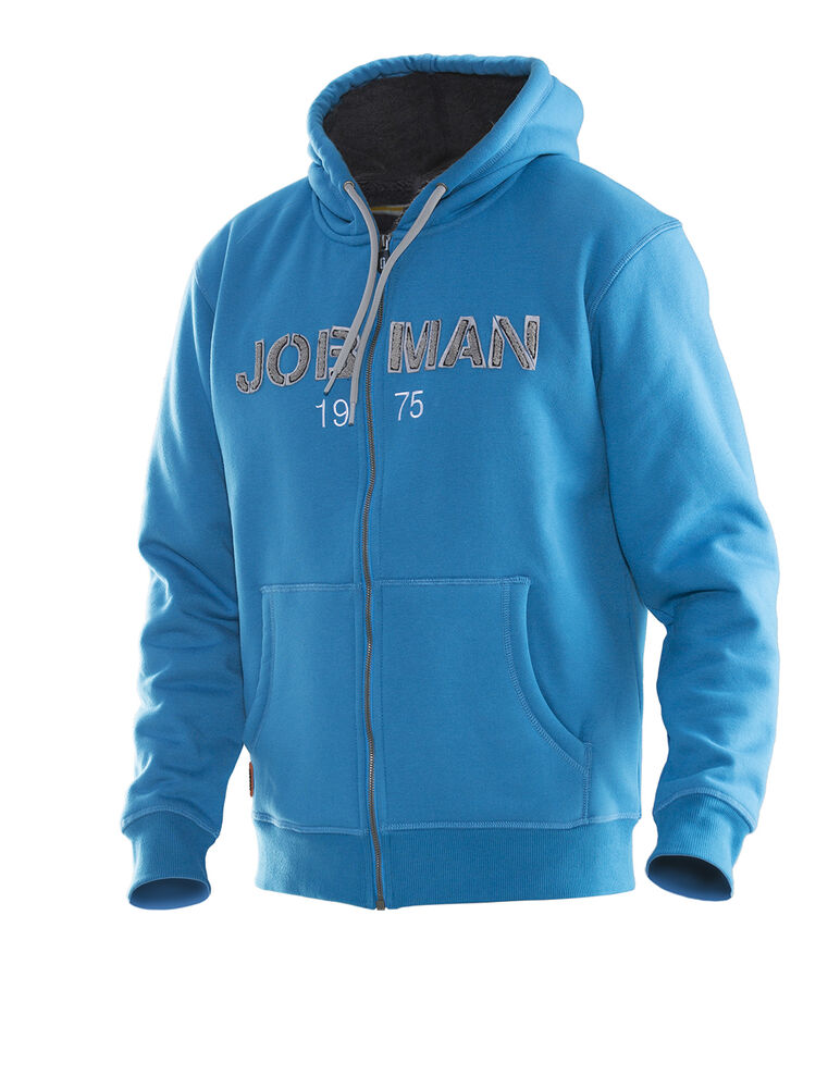 Jobman - 5154 Vintage Hoodie Lined - Oceaan/Donkergrijs