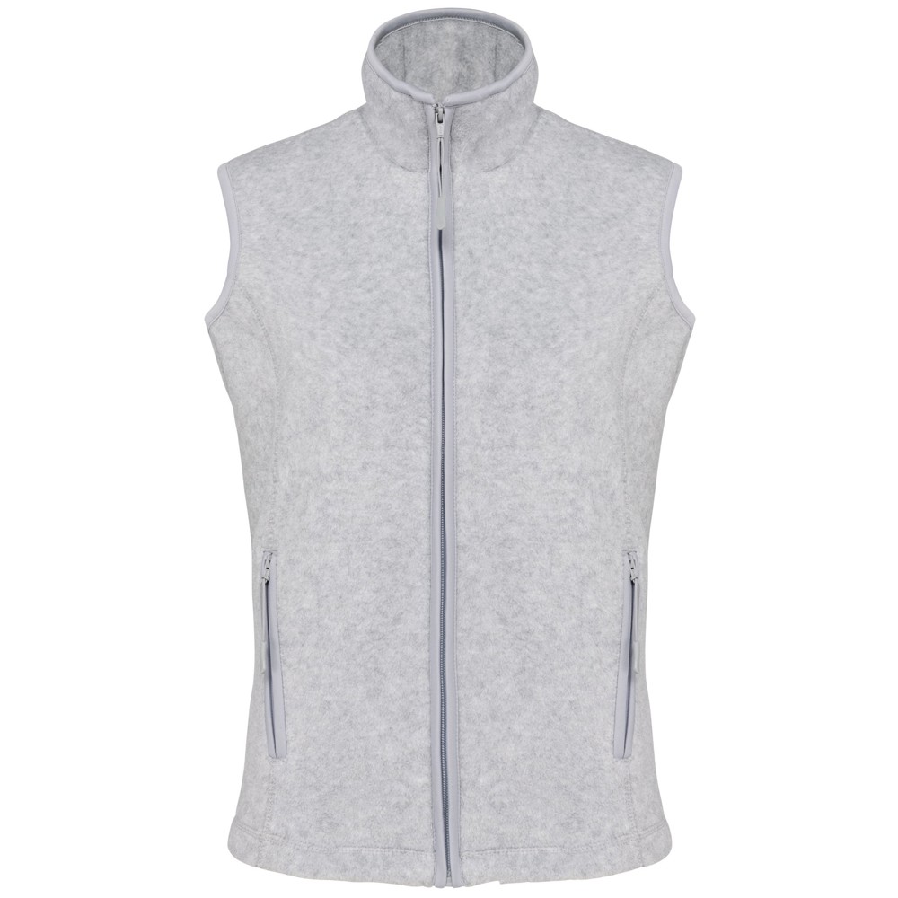 Bodywarmer van microfleece dames
