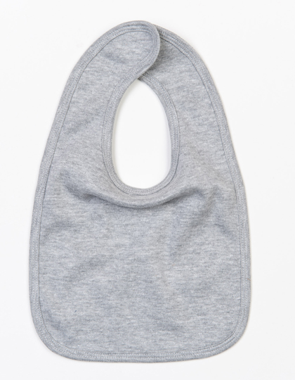 Baby Bib - Heather Grey Melange