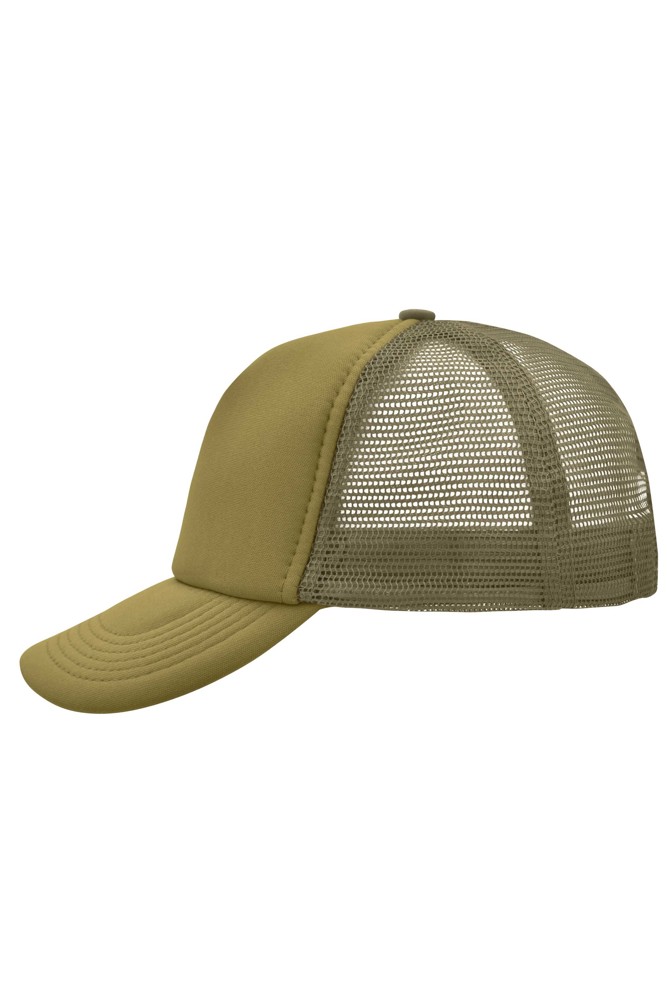 5 Panel Polyester Mesh Cap - Olive