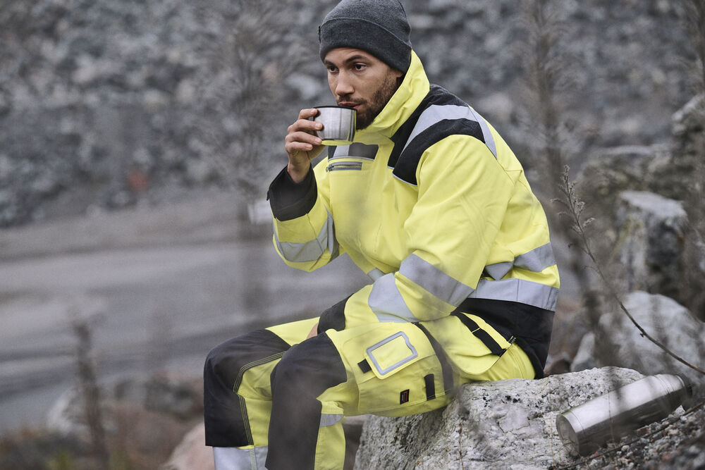 Jobman - 1347 Hi-Vis Winter Jacket Star