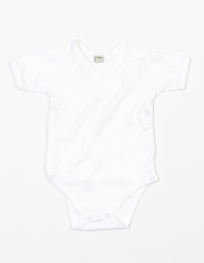 Baby Kimono Bodysuit - White