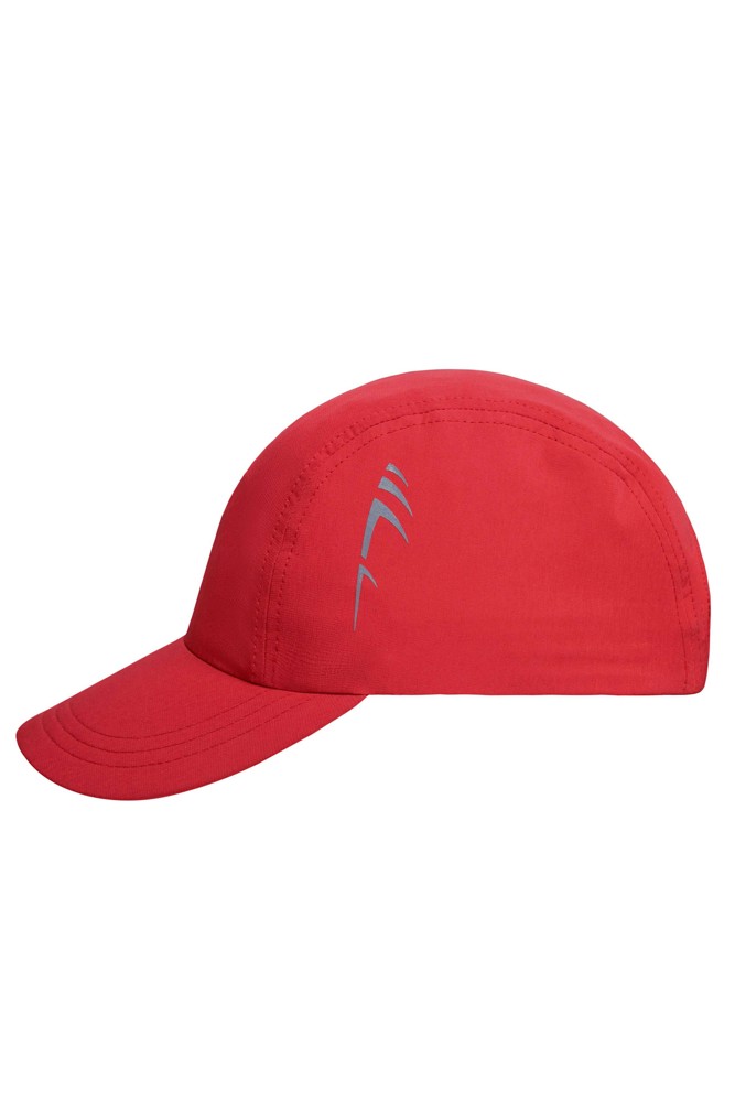 3 Panel Cap - Red
