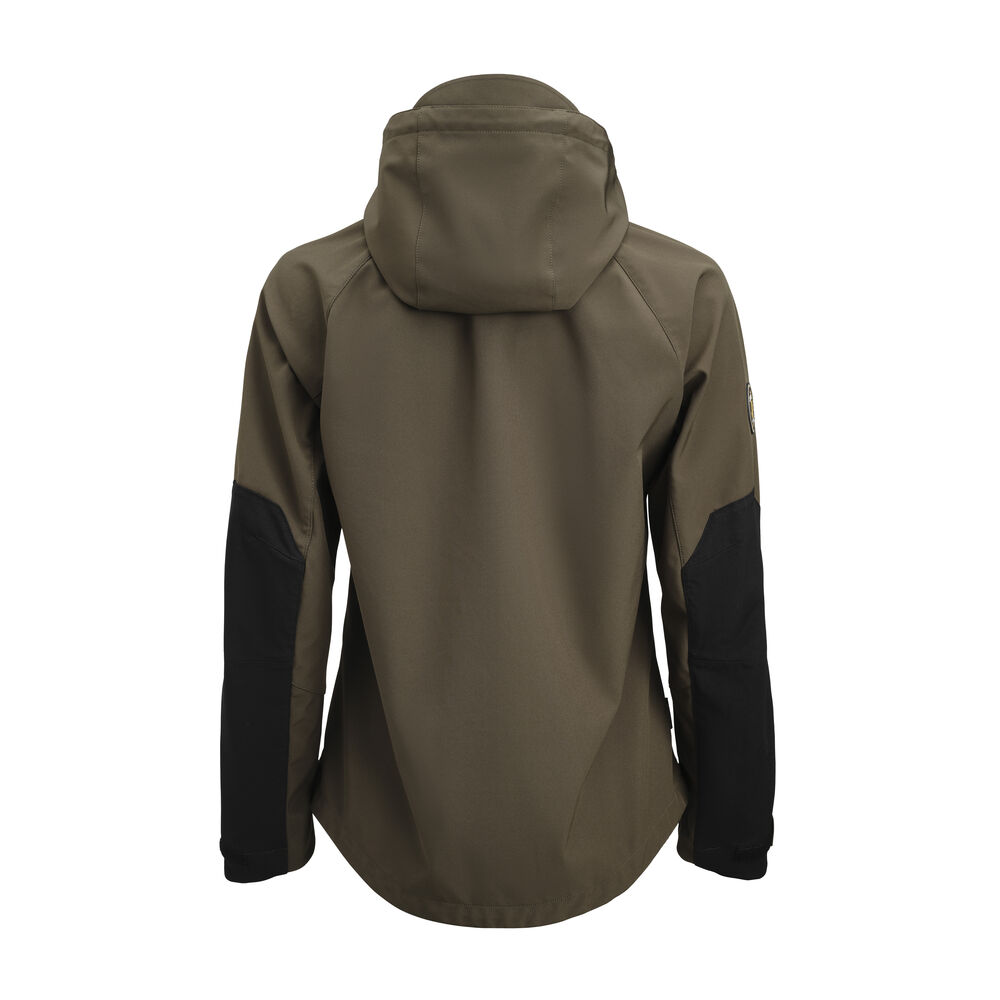 Jobman - 1372 Women's Softshell Jacket Olijfgroen/Zwart XS
