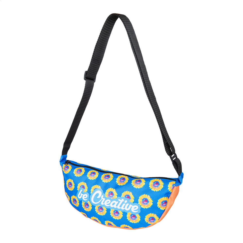 Subobag Party - custom made RPET crossbody tas - Zwart