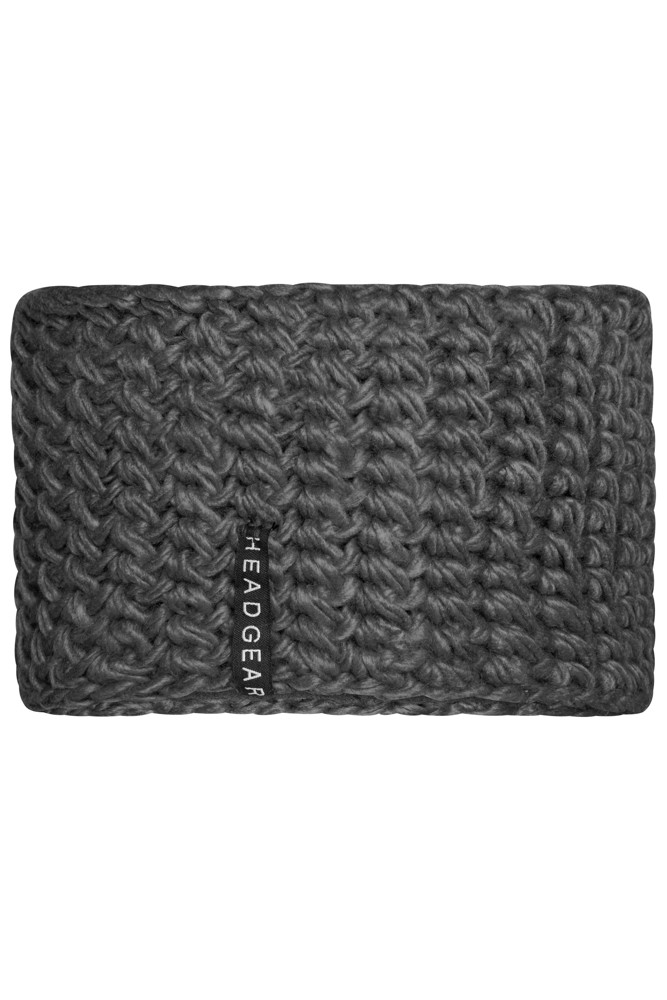 Crocheted Headband - Carbon
